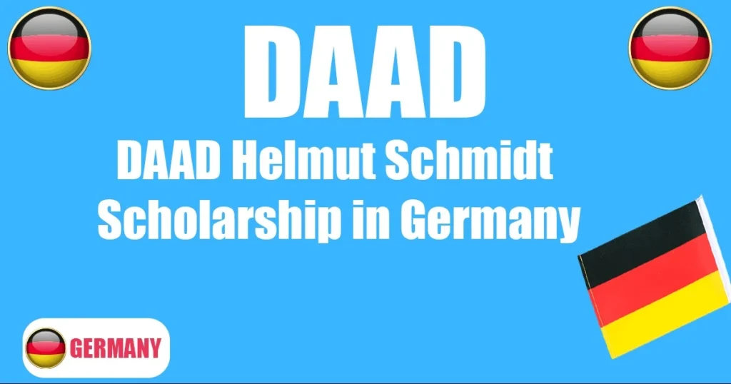 DAAD Helmut Schmidt Scholarship 2026