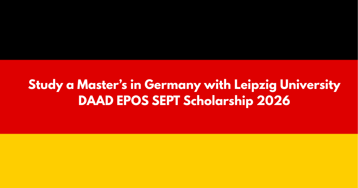 leipzig University Daad Epos Sept Scholarship 2026